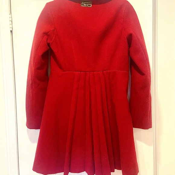 Women’s Red Carmin Peacoat – Size S, Mint Condition - Picture 3 of 5